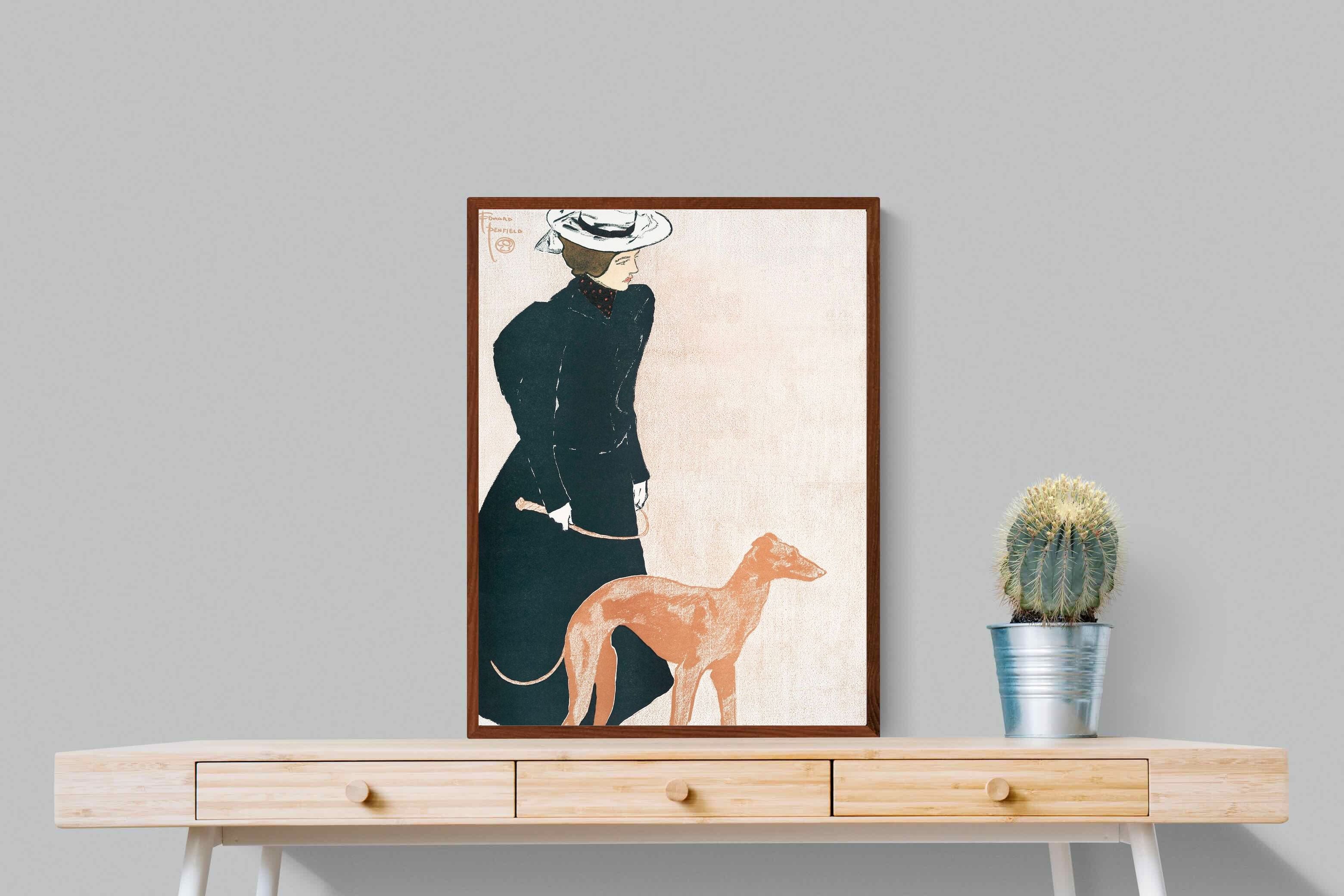 Pixalot ® Woman with Greyhound