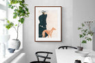 Pixalot ® Woman with Greyhound