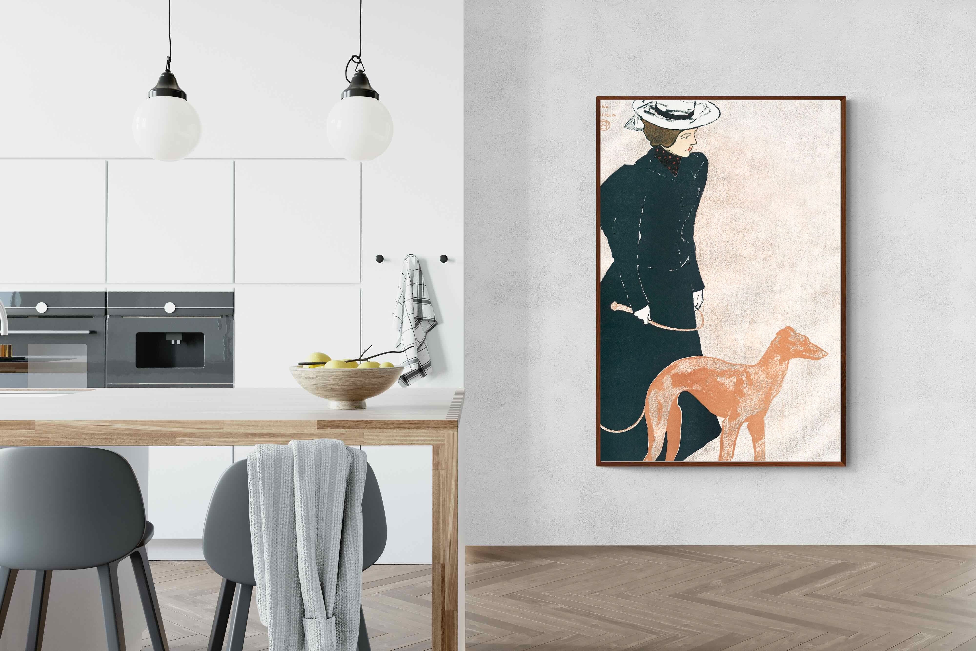 Pixalot ® Woman with Greyhound