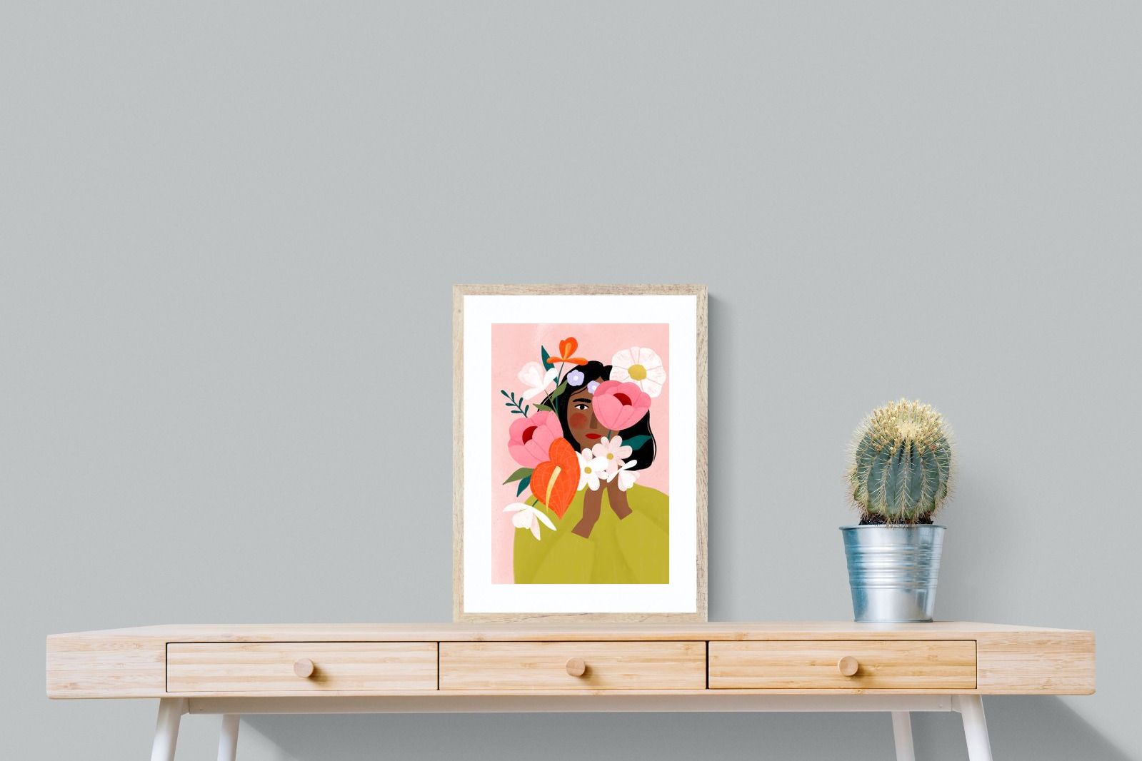 Pixalot ® Woman with Vibrant Flowers