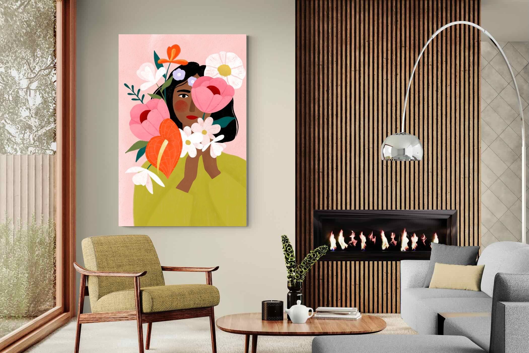 Pixalot ® Woman with Vibrant Flowers