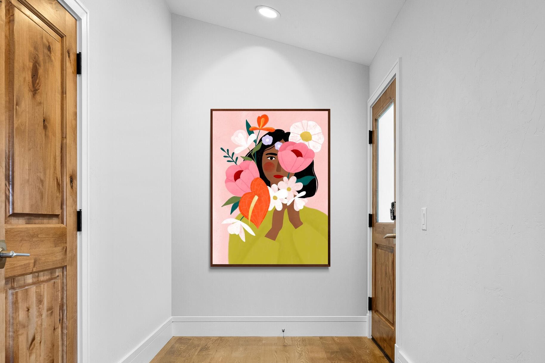 Pixalot ® Woman with Vibrant Flowers