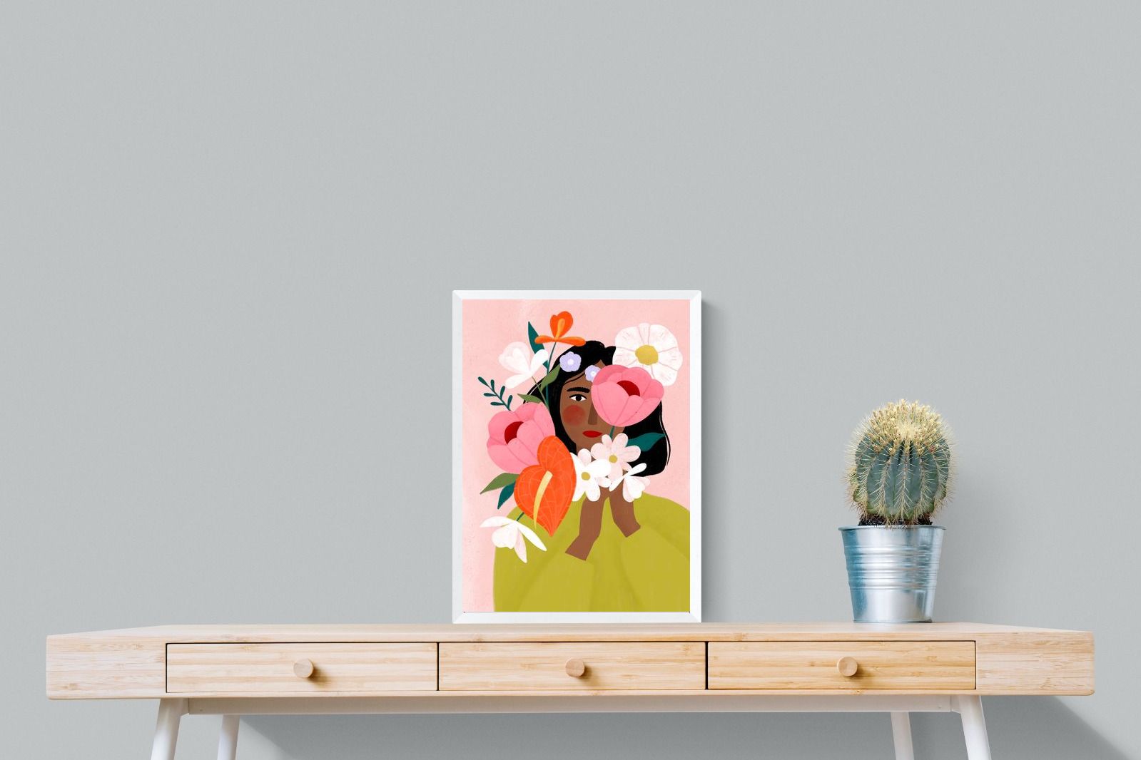 Pixalot ® Woman with Vibrant Flowers