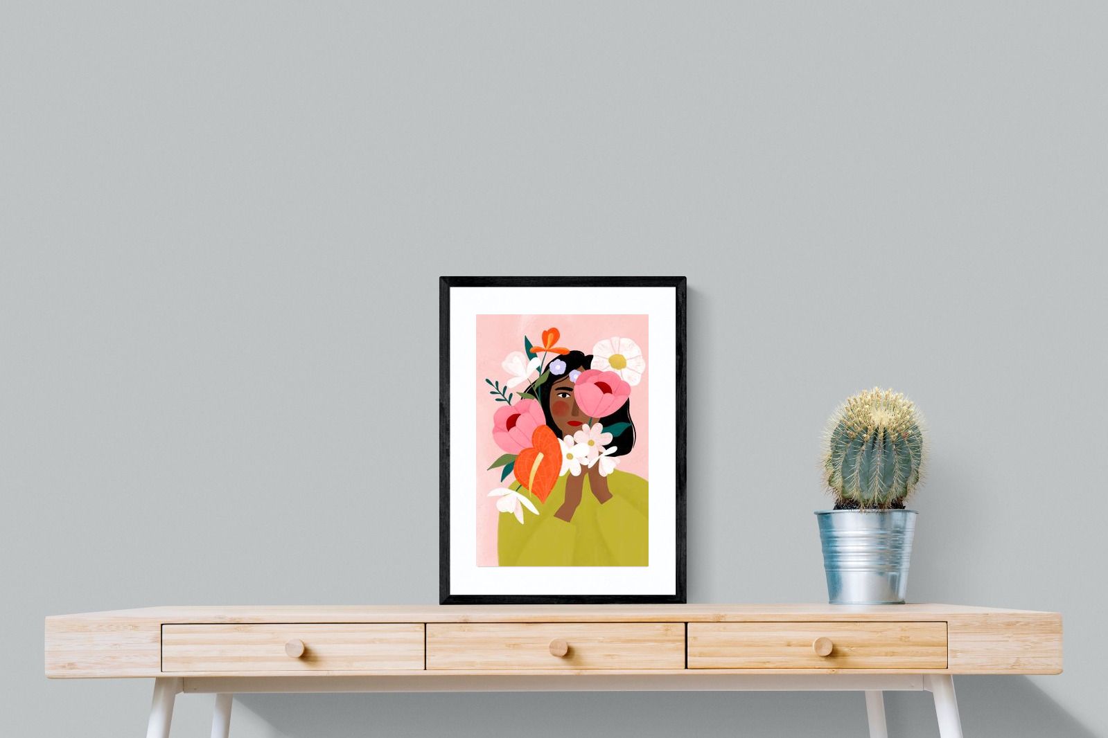 Pixalot ® Woman with Vibrant Flowers