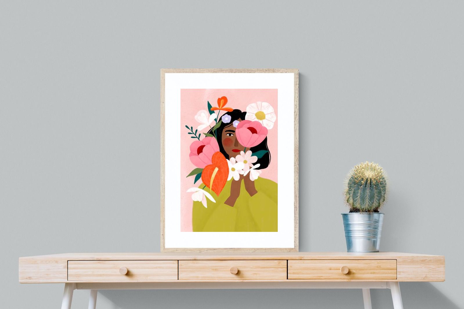 Pixalot ® Woman with Vibrant Flowers