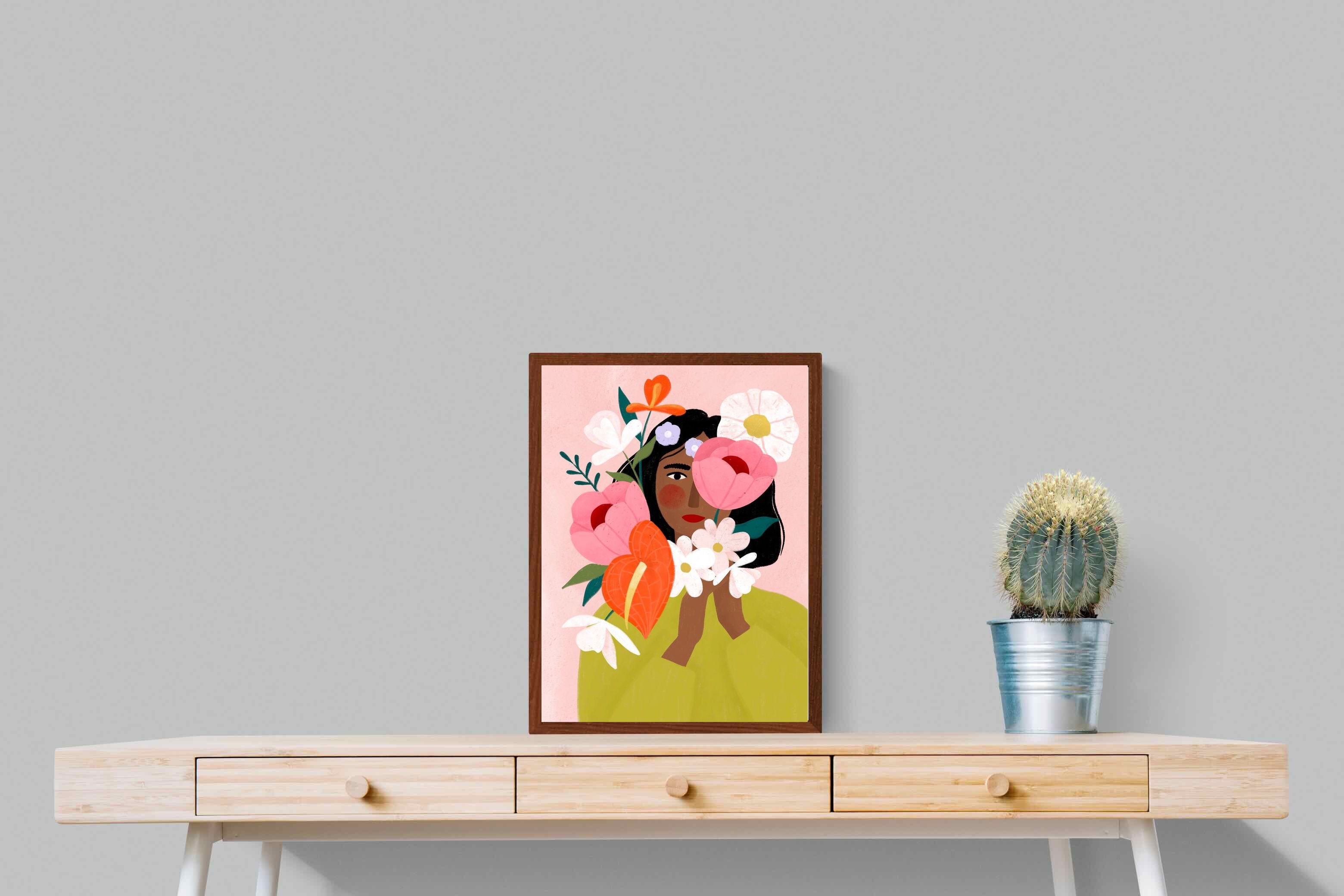 Pixalot ® Woman with Vibrant Flowers