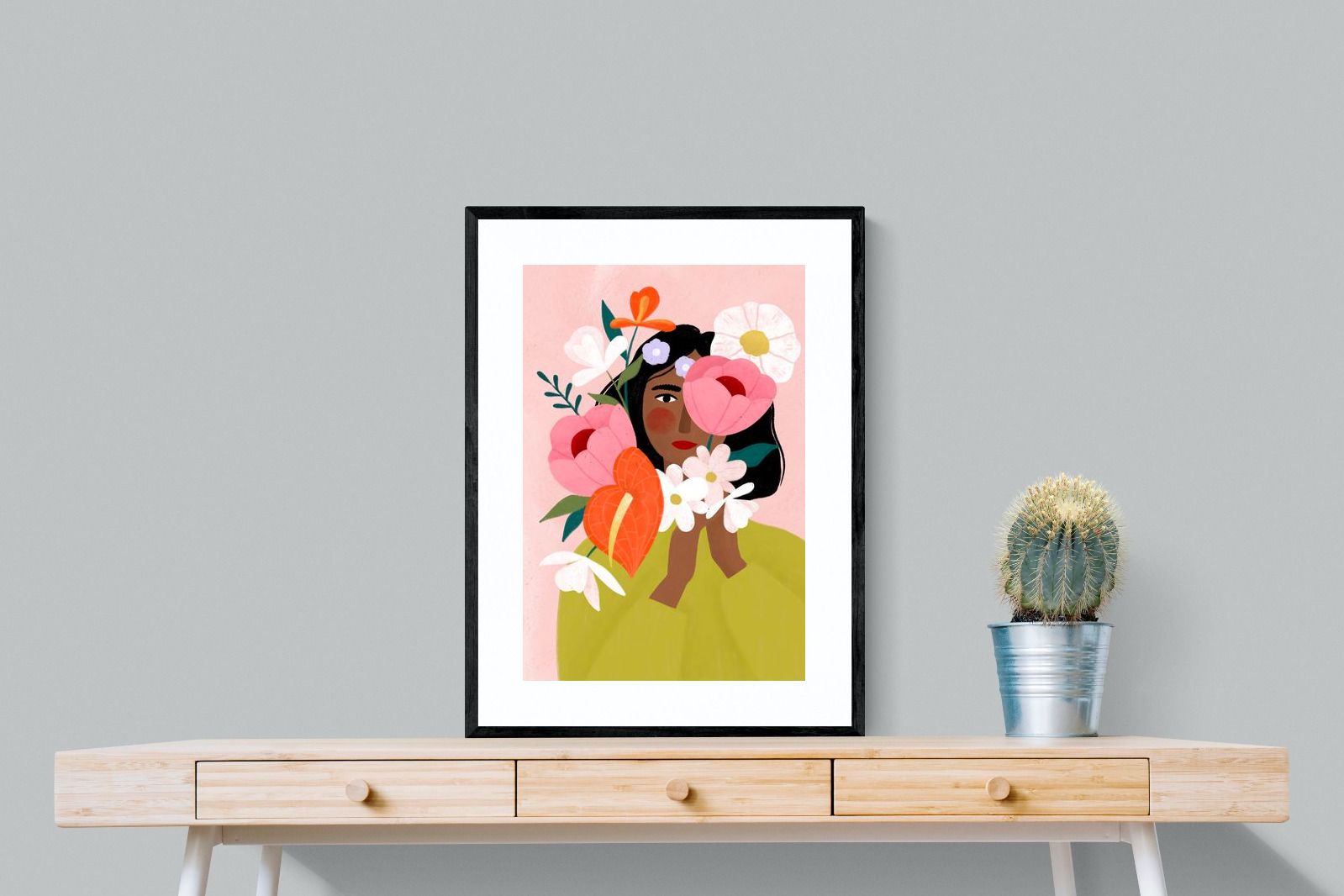 Pixalot ® Woman with Vibrant Flowers