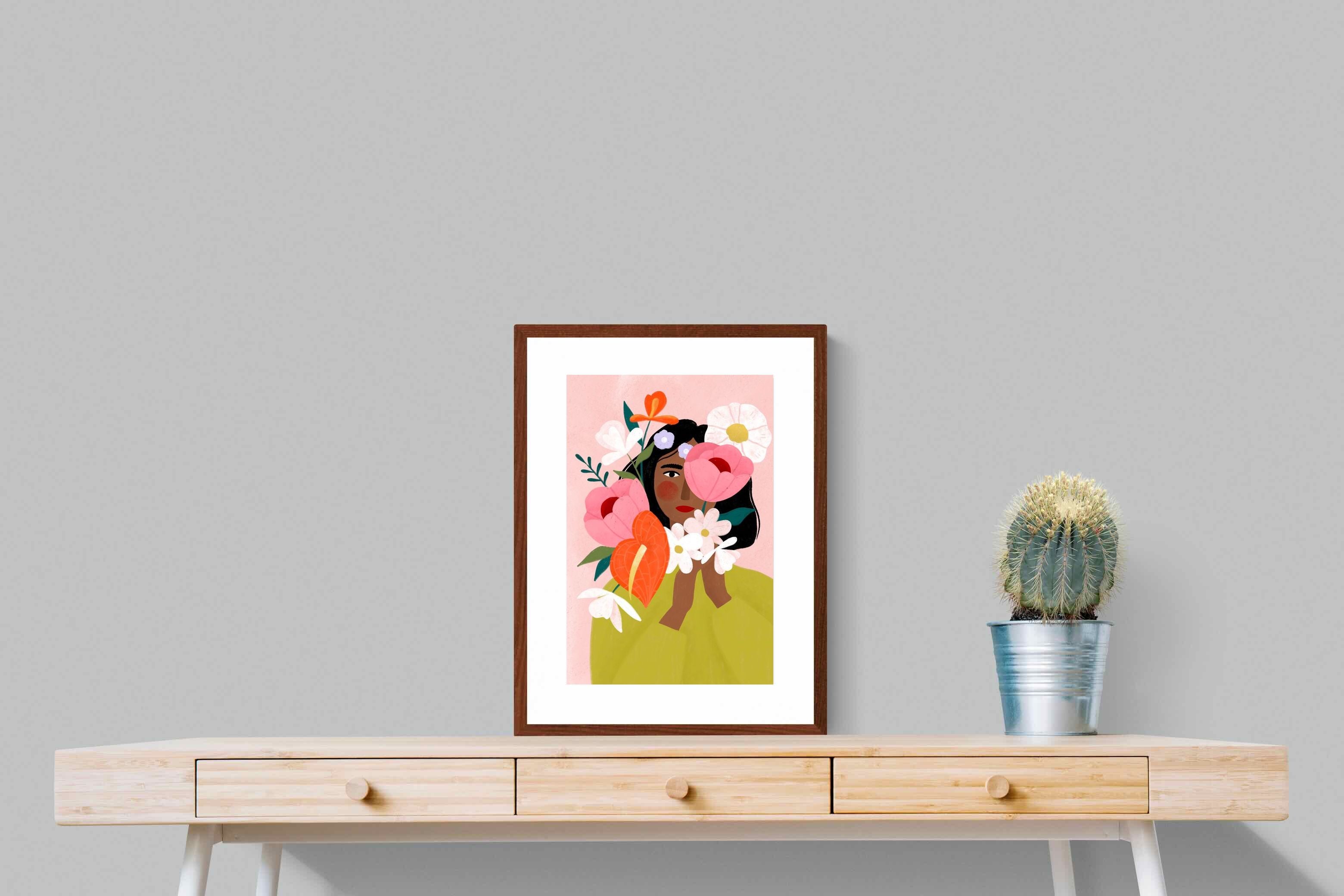 Pixalot ® Woman with Vibrant Flowers