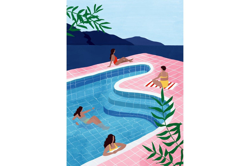 Pool Ladies-Wall_Art-Pixalot
