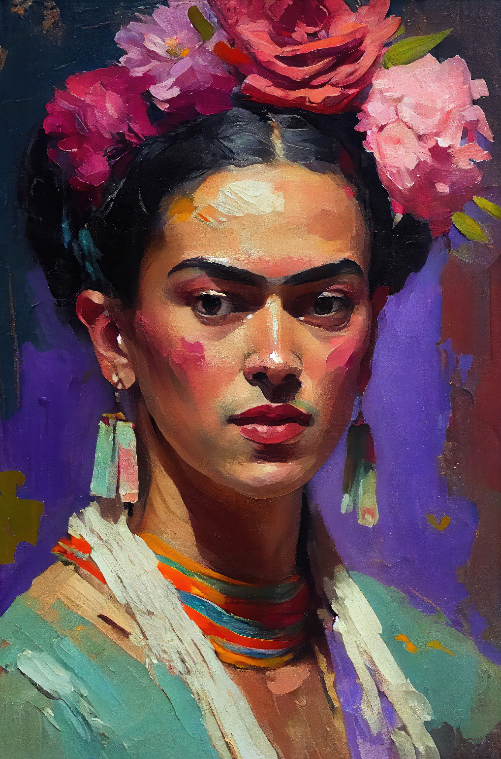 Portrait of Frida-Wall_Art-Pixalot