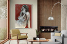 Pixalot Red Drape Study