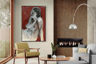 Pixalot Red Drape Study