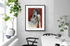 Pixalot Red Drape Study