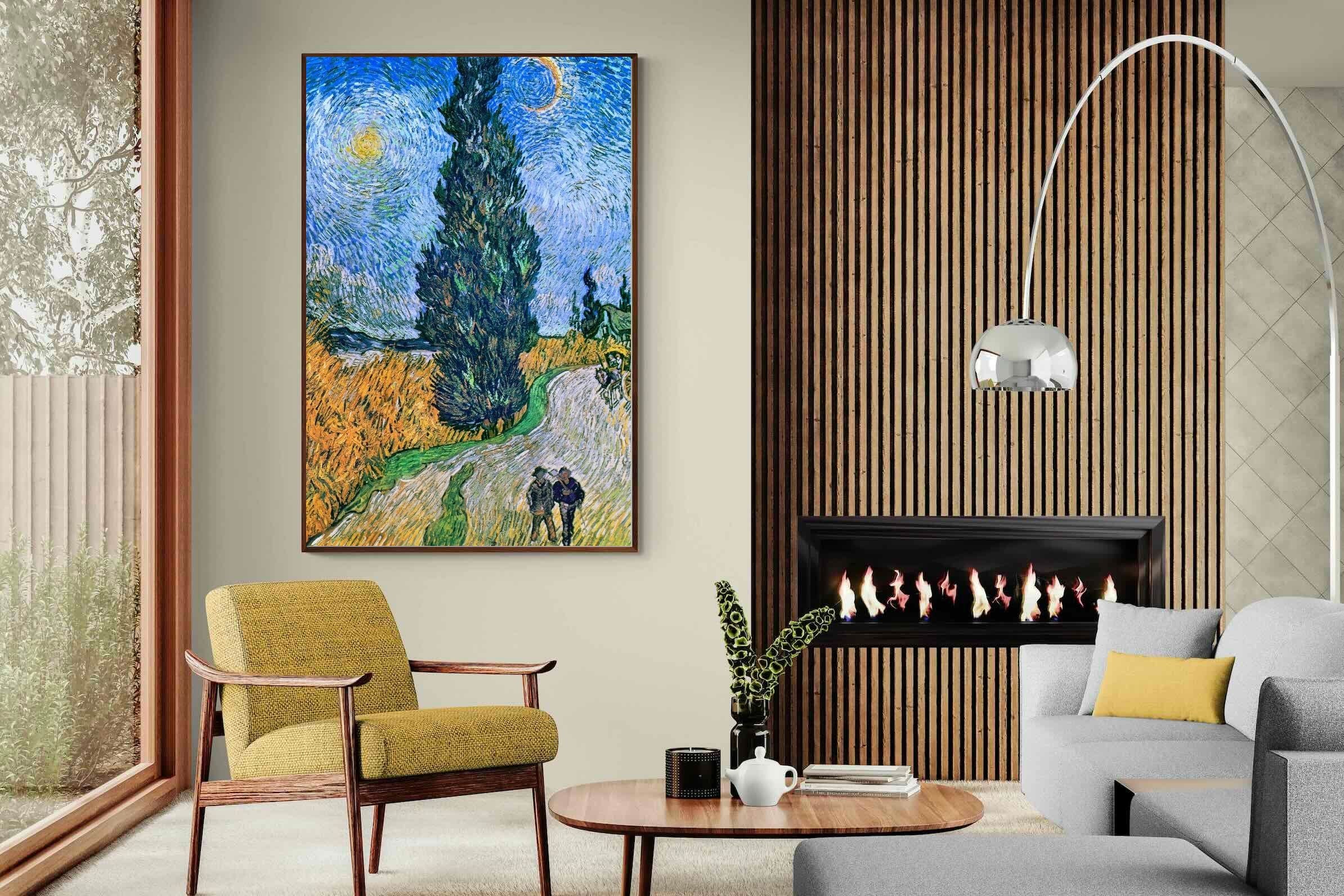 Pixalot Road with Cypress and Star