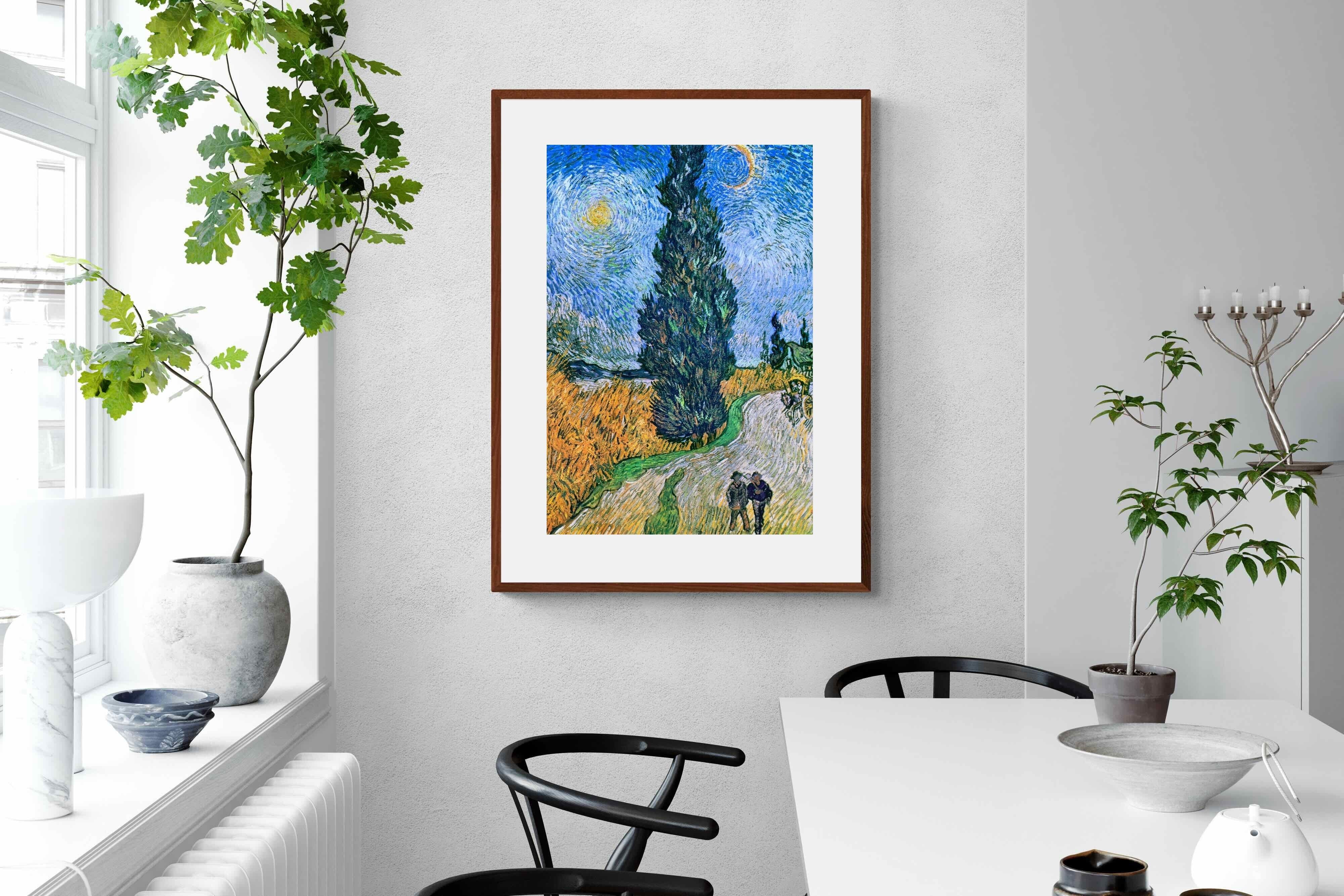 Pixalot Road with Cypress and Star