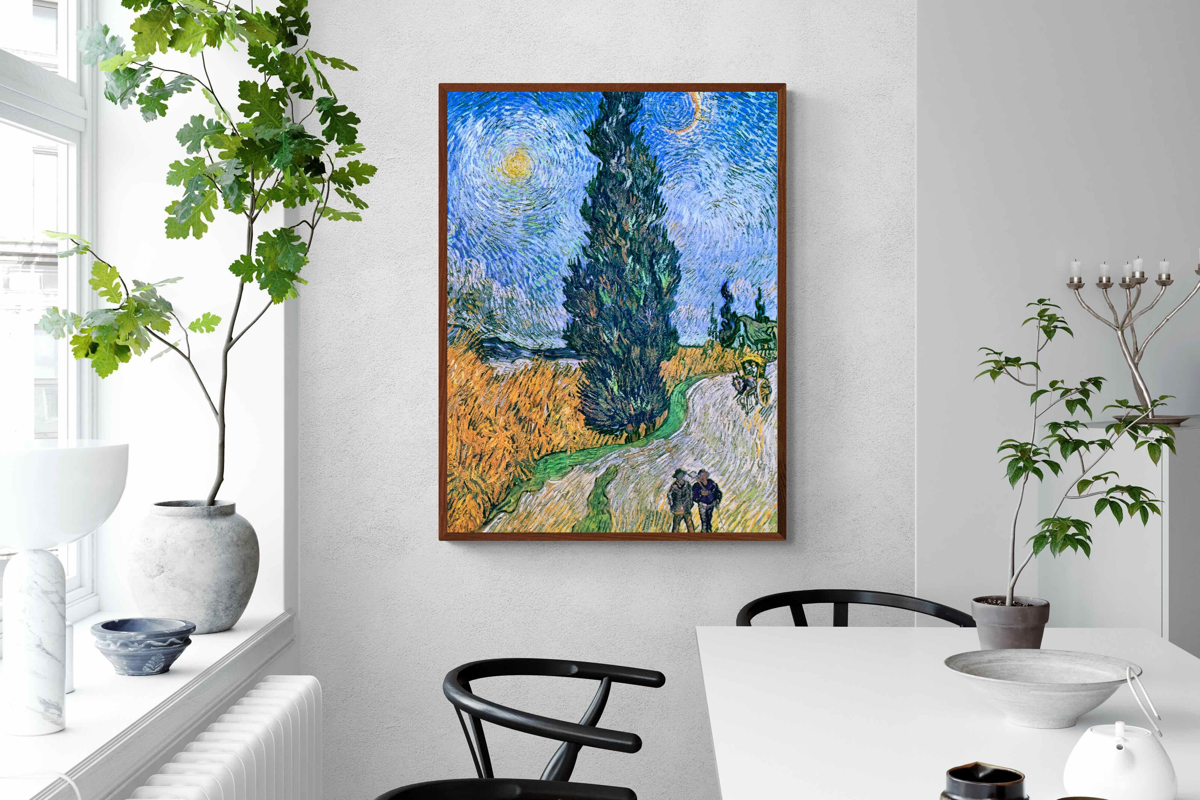 Pixalot Road with Cypress and Star