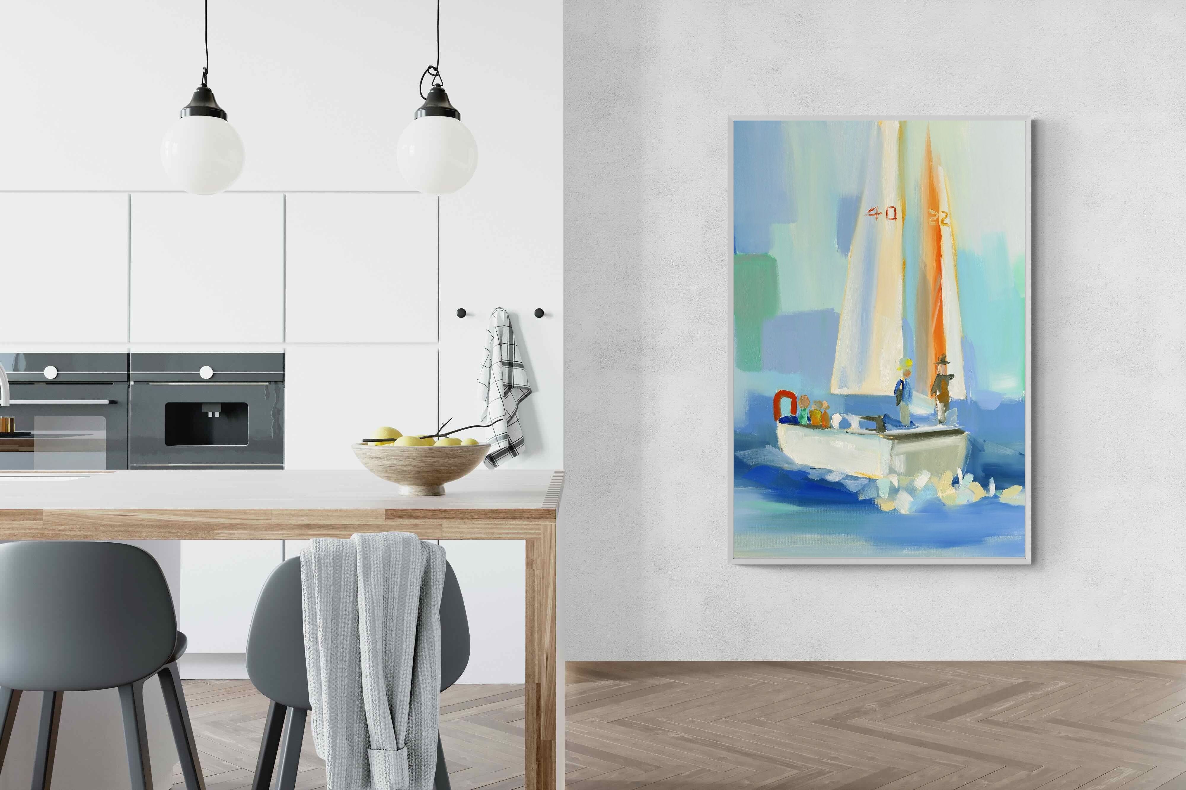 Pixalot Sailboat on the Water