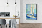 Pixalot Sailboat on the Water