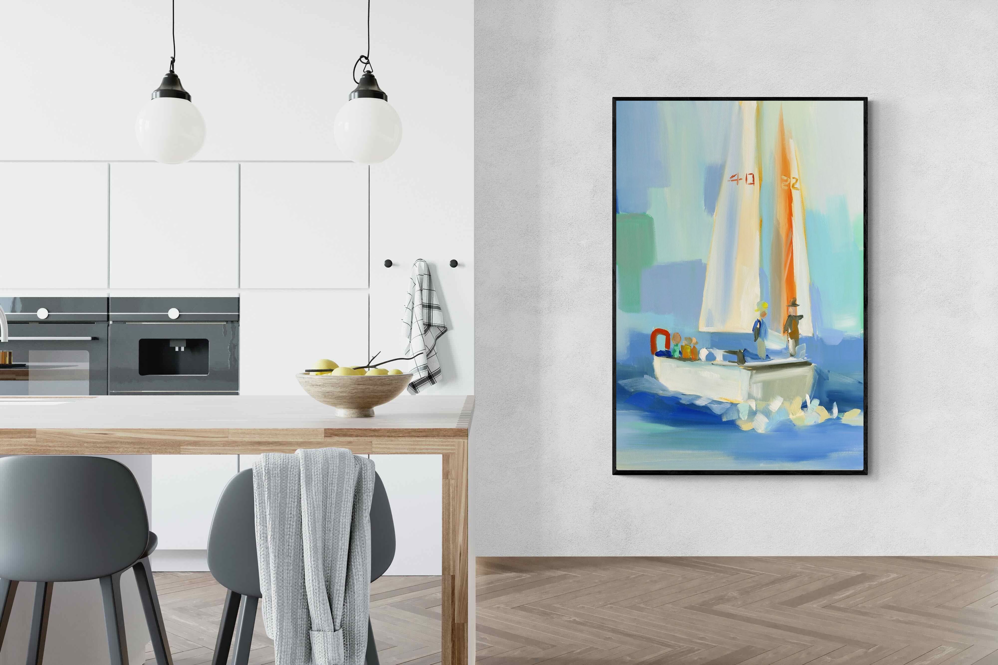 Pixalot Sailboat on the Water