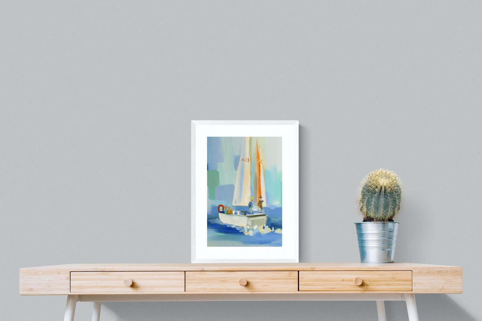 Pixalot Sailboat on the Water