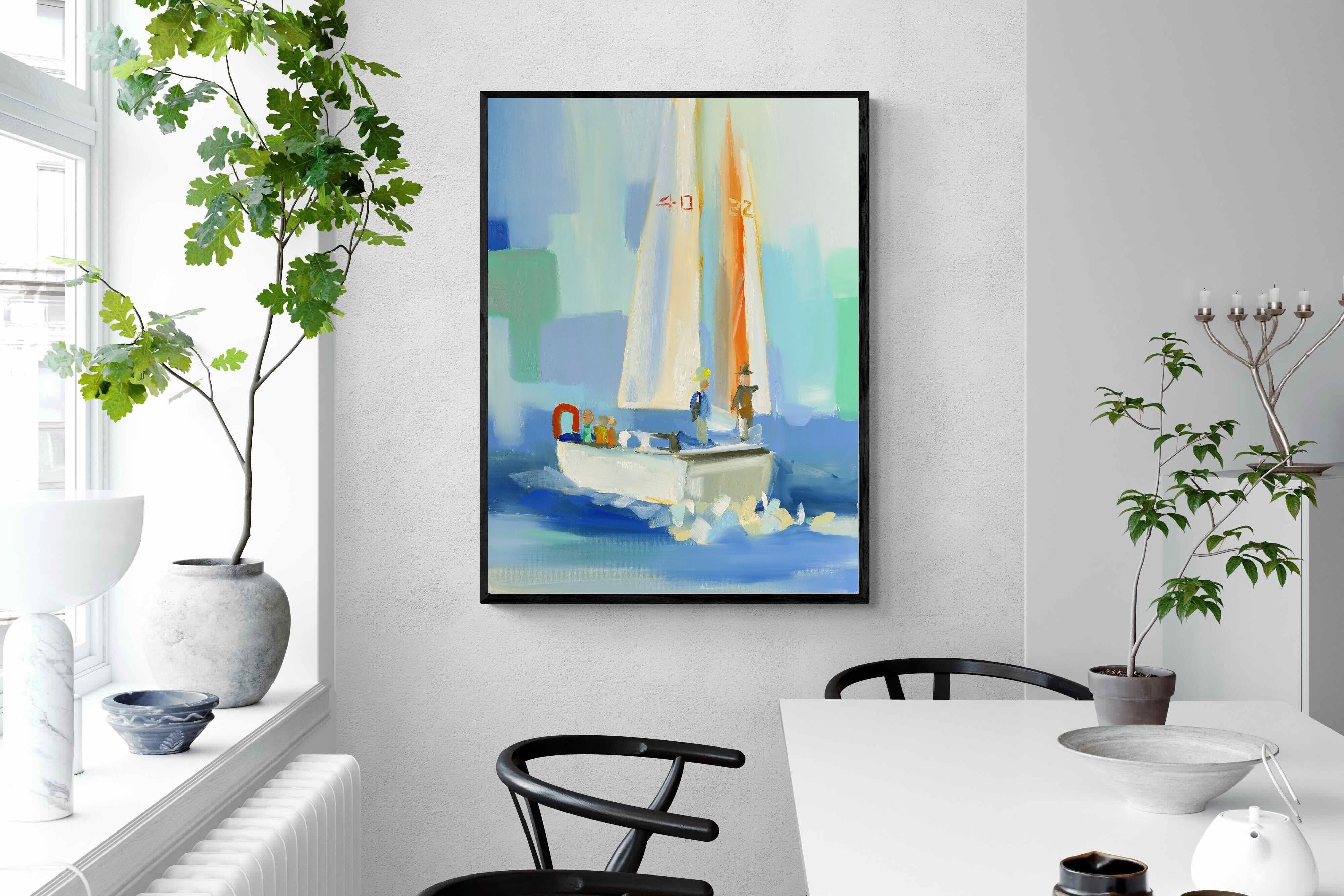 Pixalot Sailboat on the Water