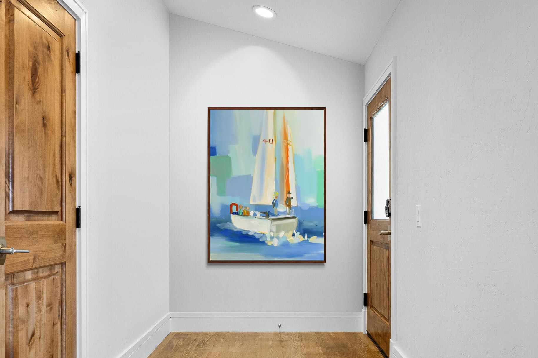 Pixalot Sailboat on the Water