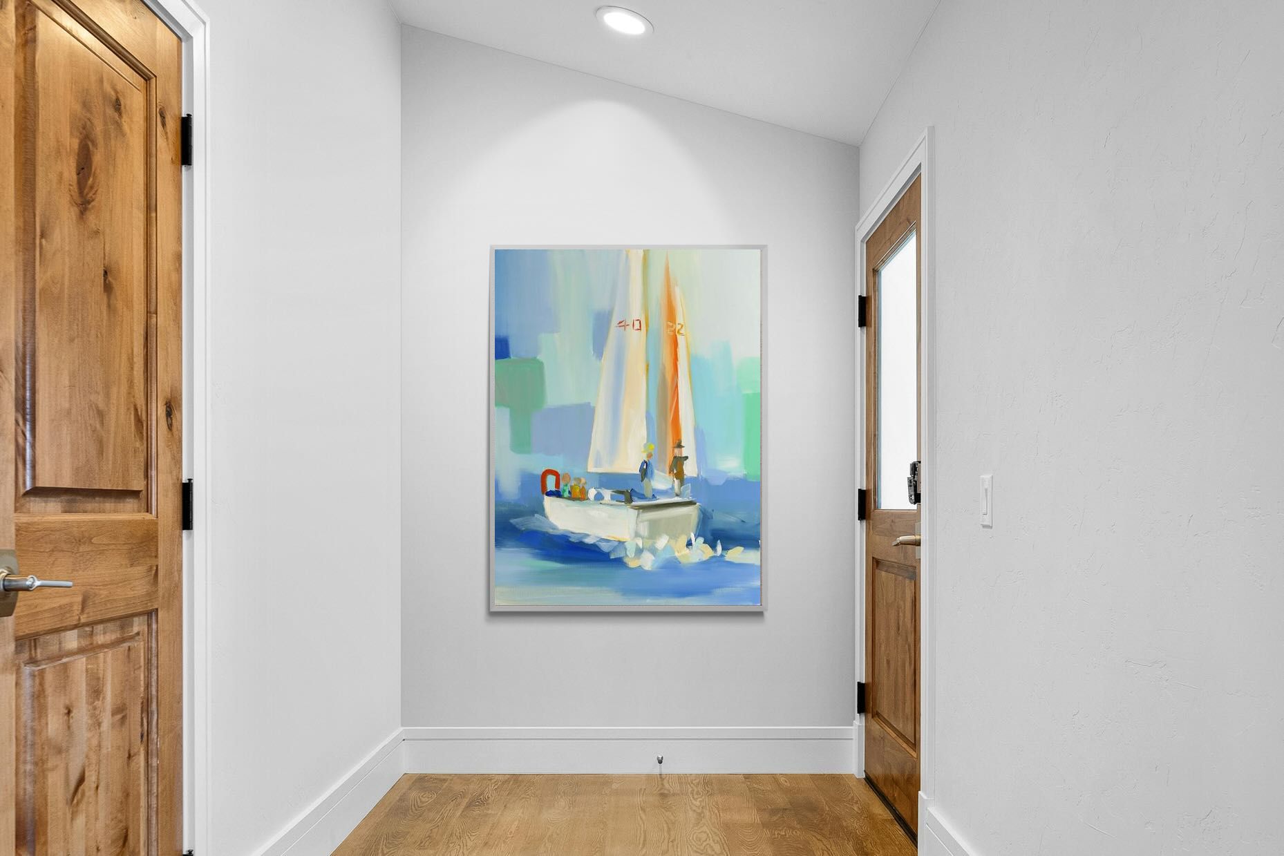 Pixalot Sailboat on the Water
