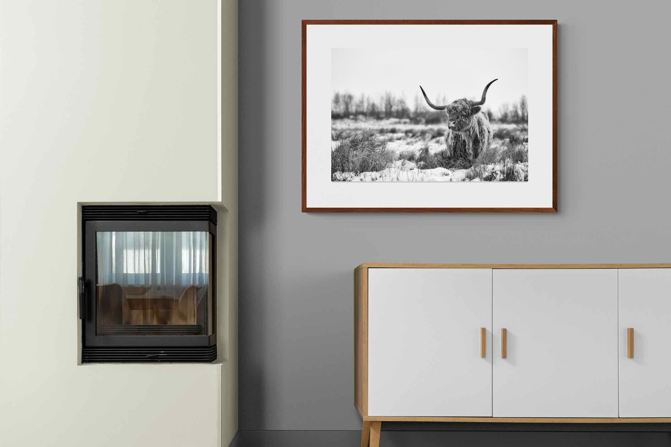 Pixalot ® Scottish Highlander (black & white)