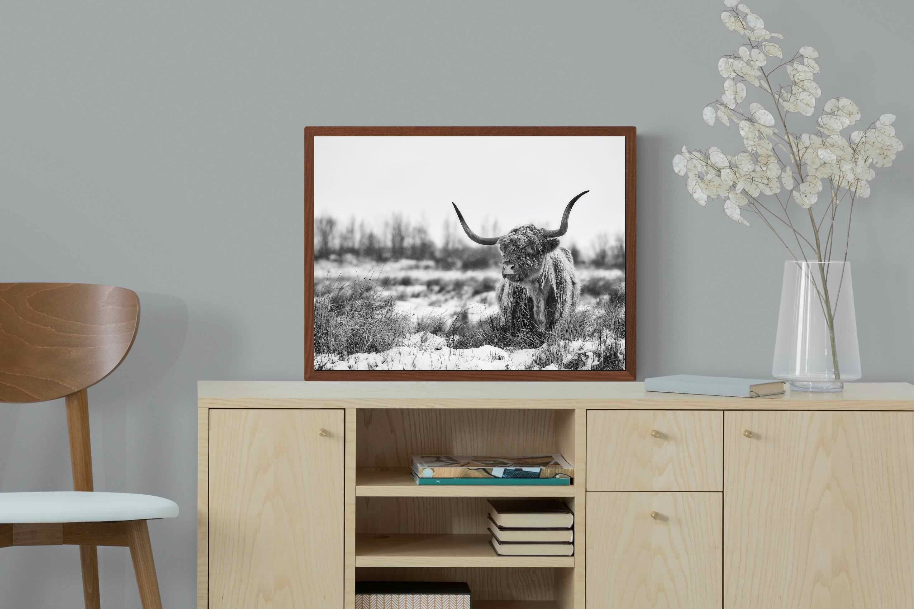 Pixalot ® Scottish Highlander (black & white)