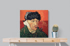 Pixalot Self-Portrait with Bandaged Ear and Pipe