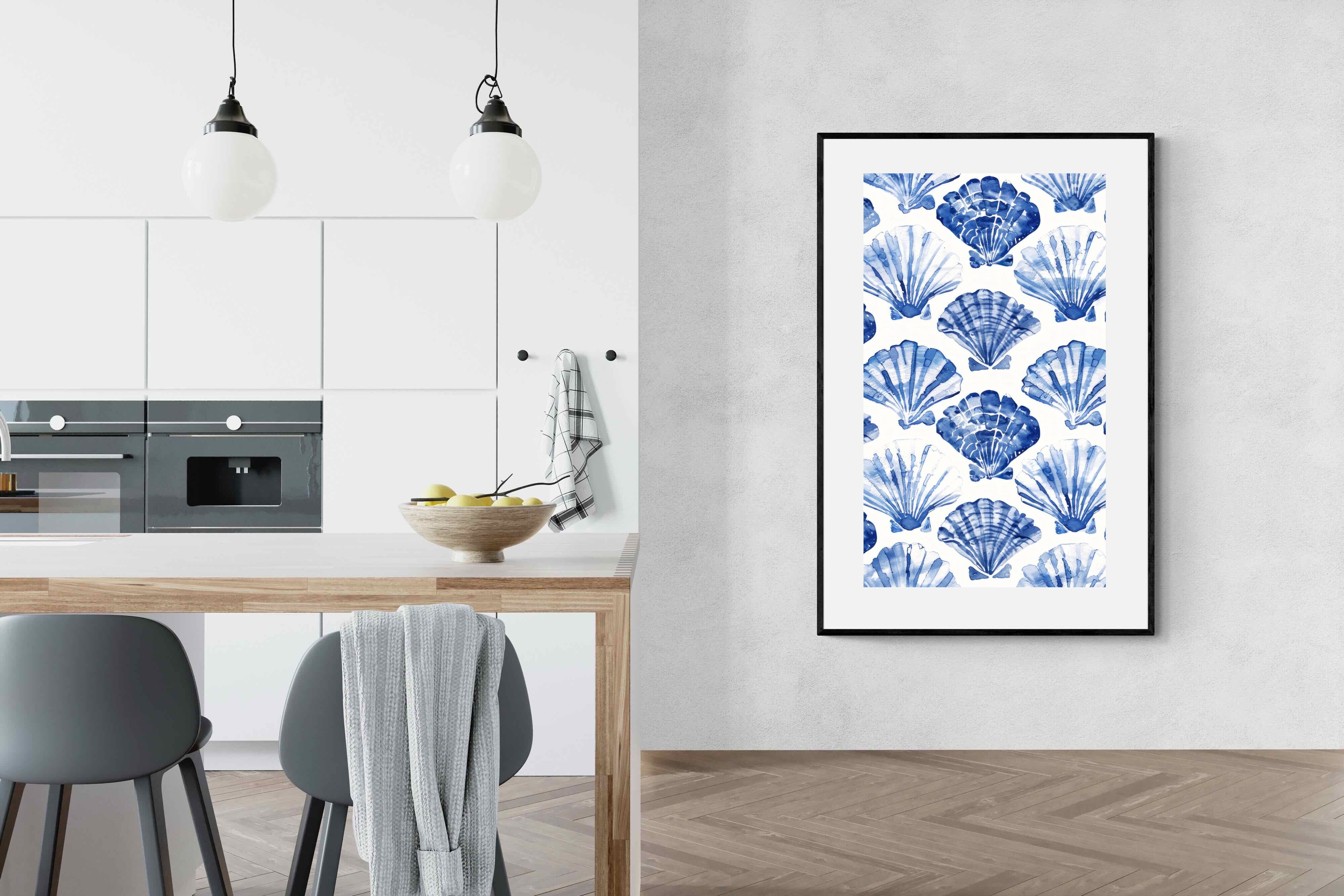 Pixalot Shell Pattern in Blue