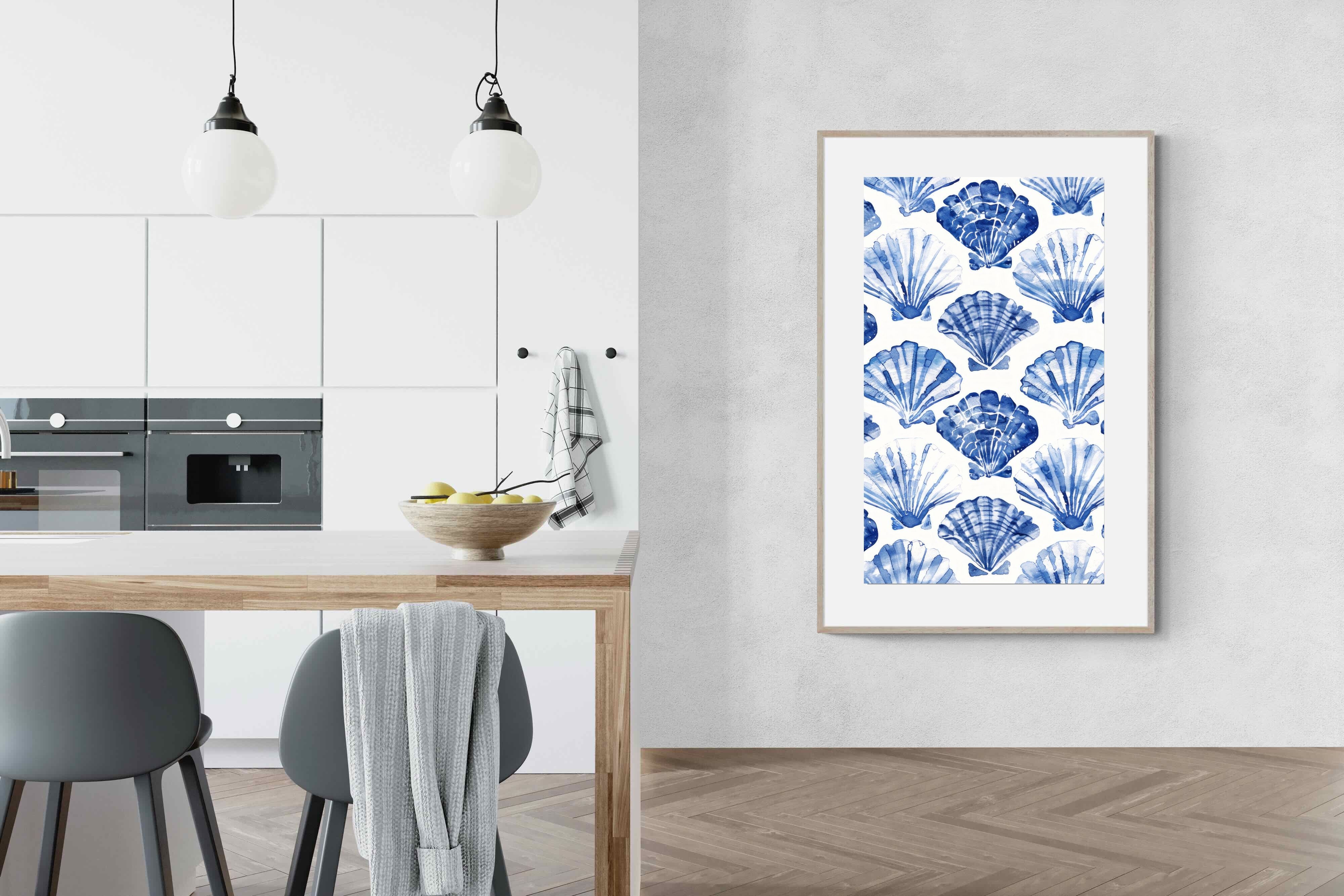 Pixalot Shell Pattern in Blue