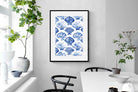 Pixalot Shell Pattern in Blue