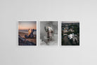 Silent Giants Set-Wall_Art-45 x 60cm (x3)-Mounted Canvas-White-Pixalot