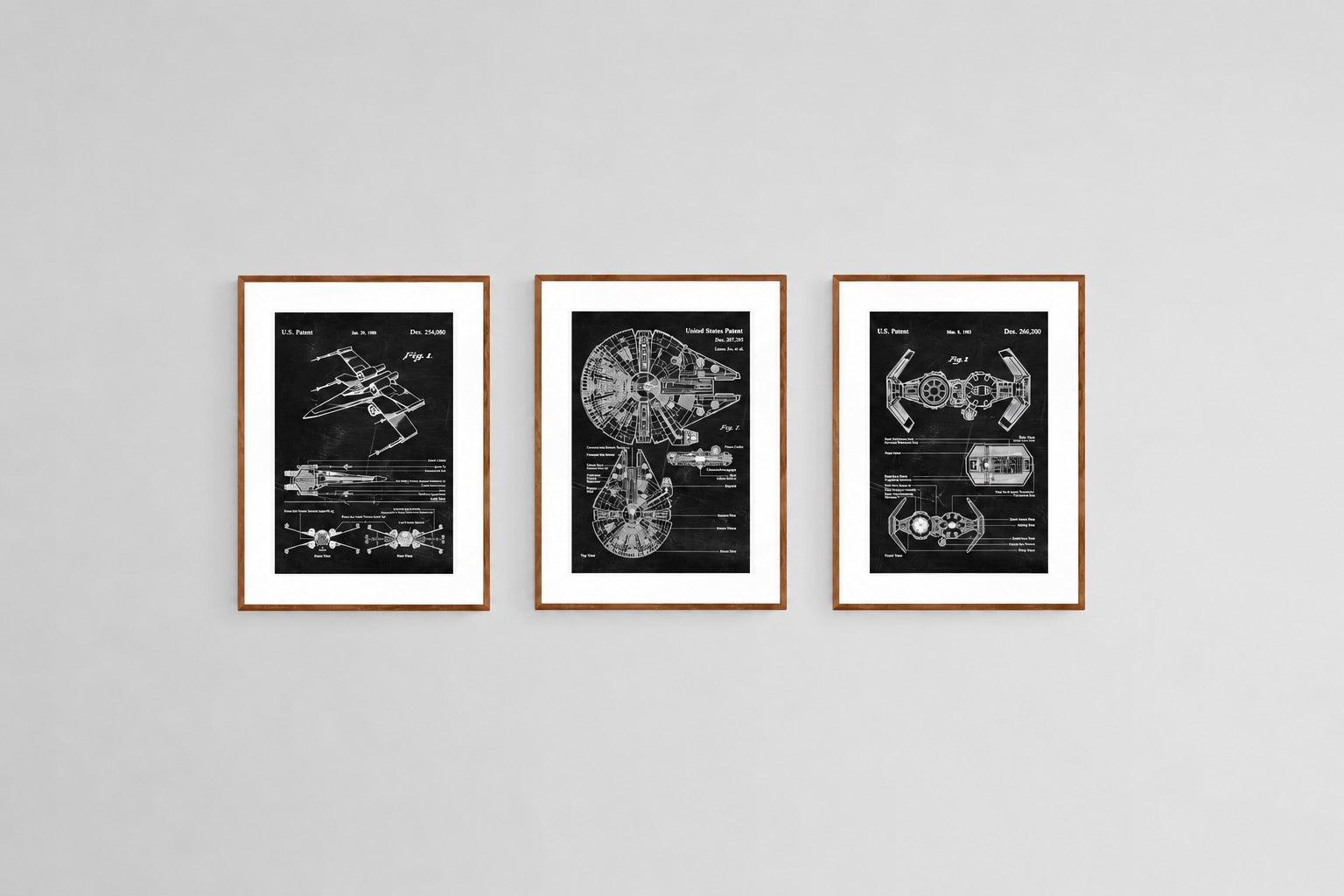 Star Wars Blueprints Set Wall Art | Canvas & Framed Prints – Pixalot ®