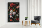 Pixalot Still Life with Flowers in a Glass Vase