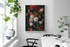 Pixalot Still Life with Flowers in a Glass Vase