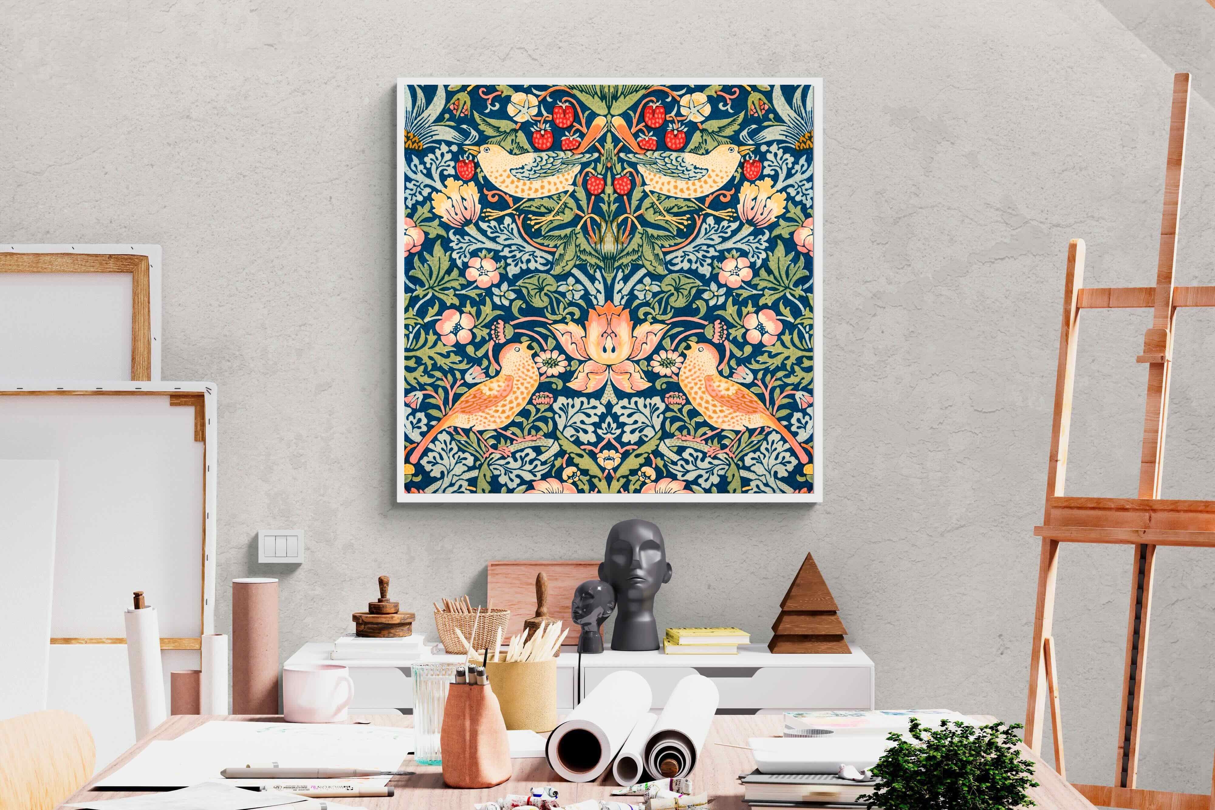 Pixalot Strawberry Thief Pattern