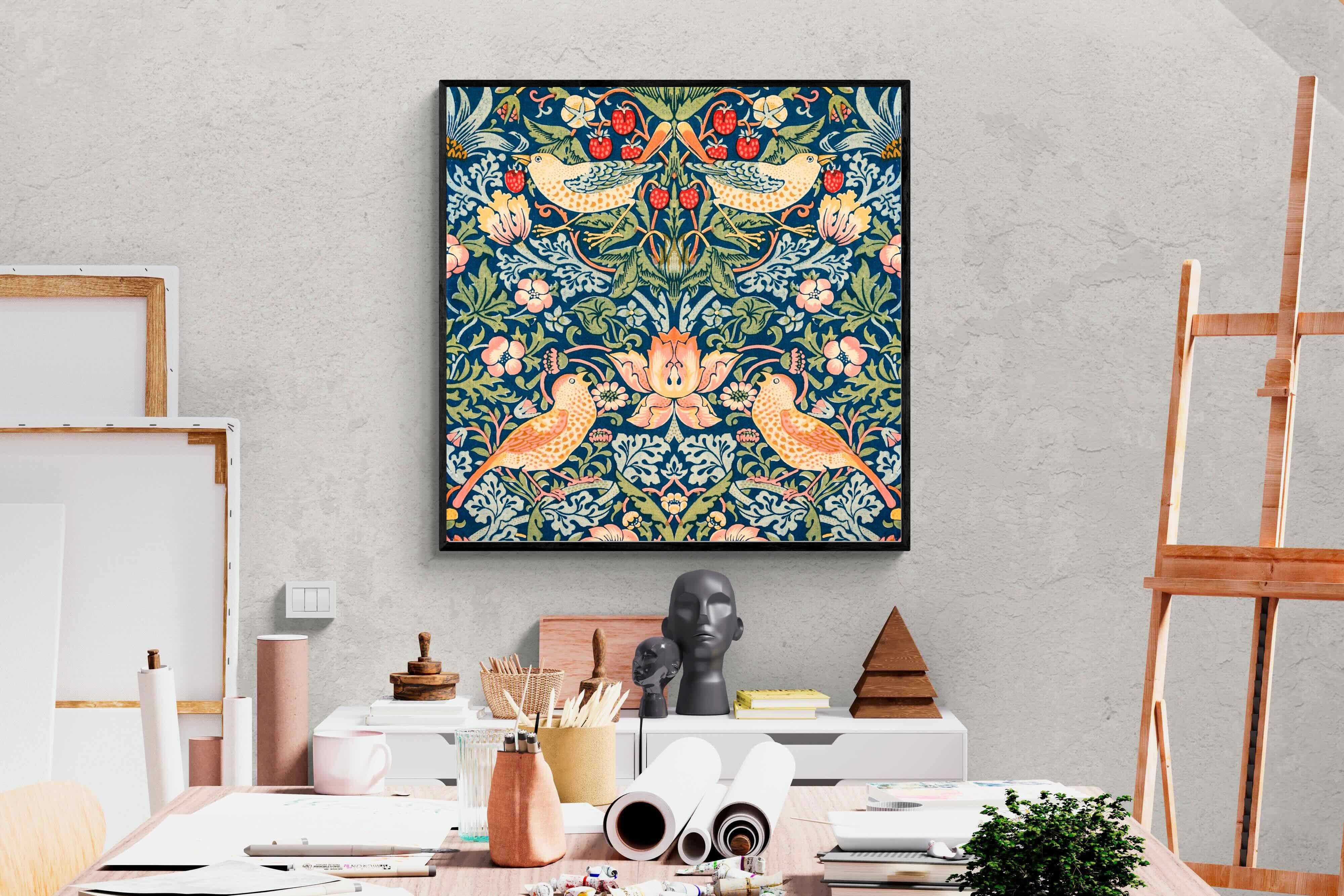 Pixalot Strawberry Thief Pattern