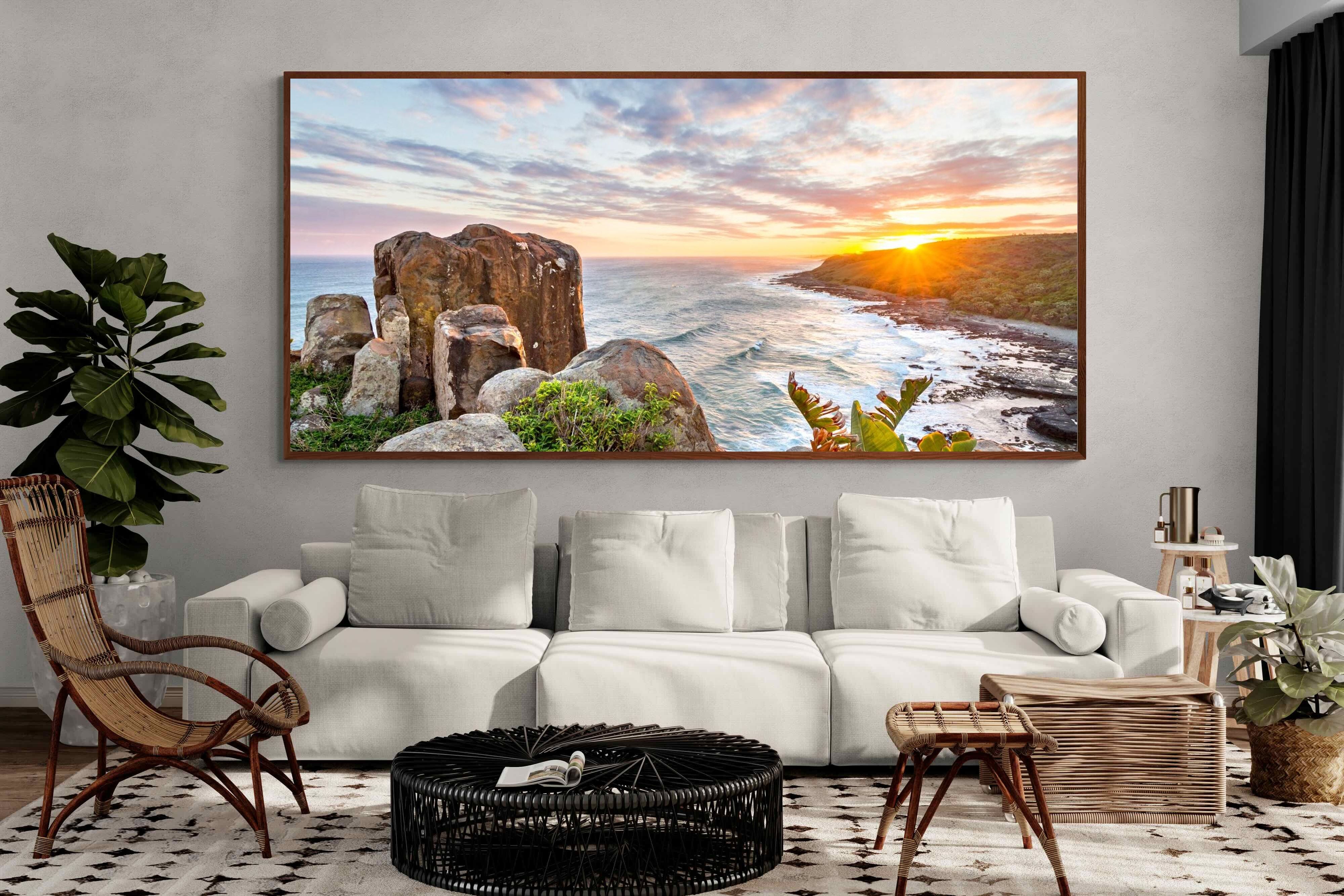 Pixalot ® Sunrise Over Rocky Bluff
