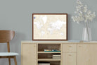 Pixalot Taupe World Map