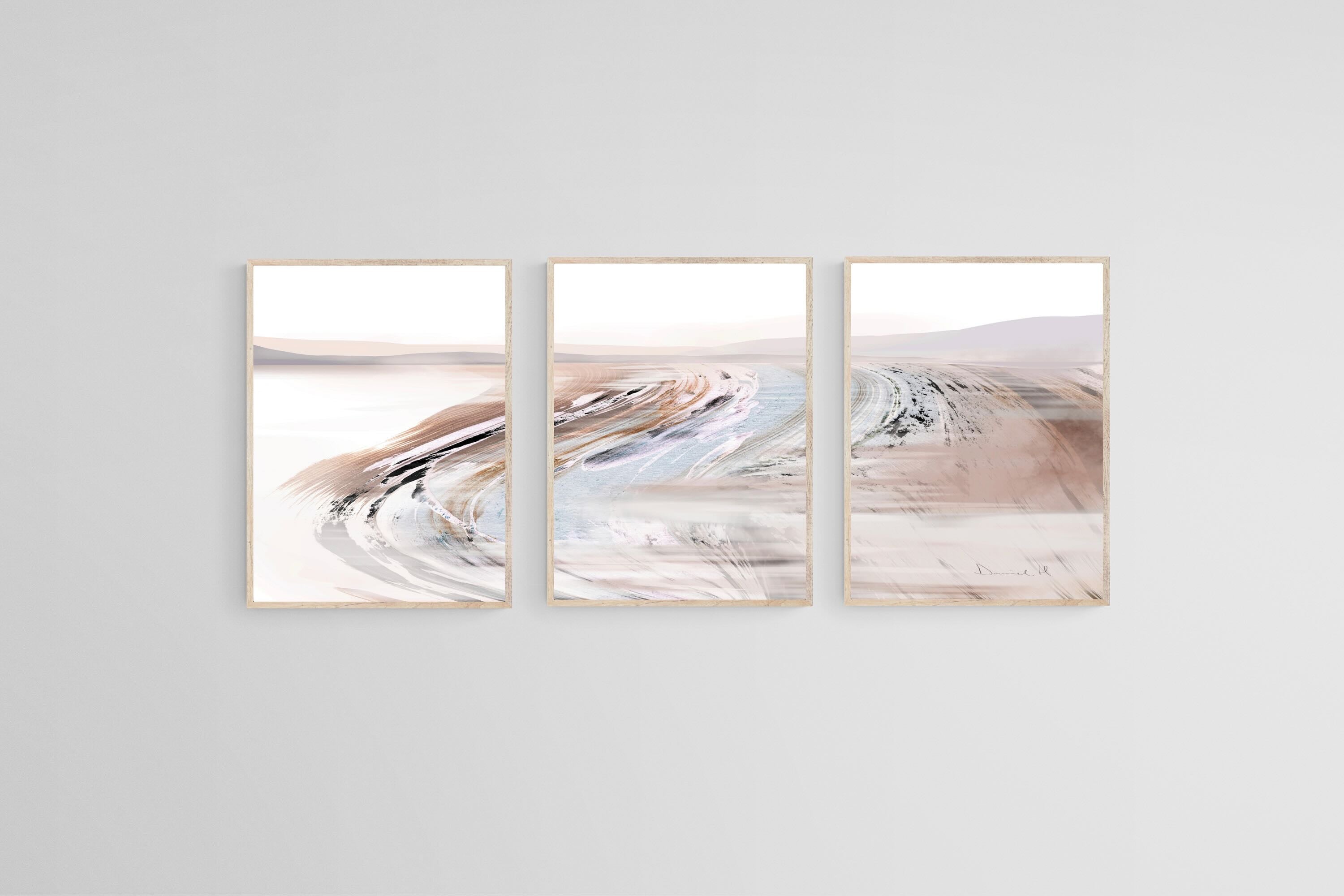 Tranquility Triptych-Wall_Art-45 x 60cm (x3)-Mounted Canvas-Wood-Pixalot