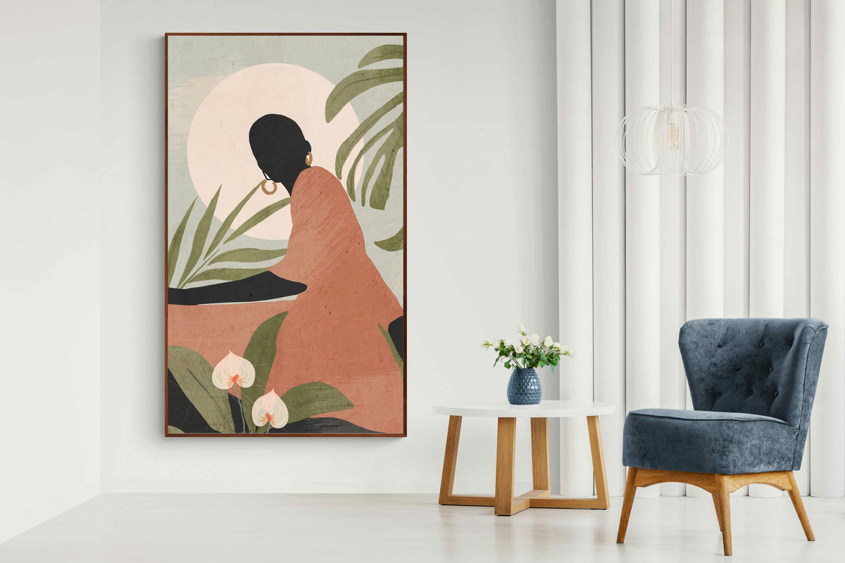 Pixalot ® Tropical Woman Silhouette