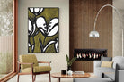Pixalot Tulips In Moss Green