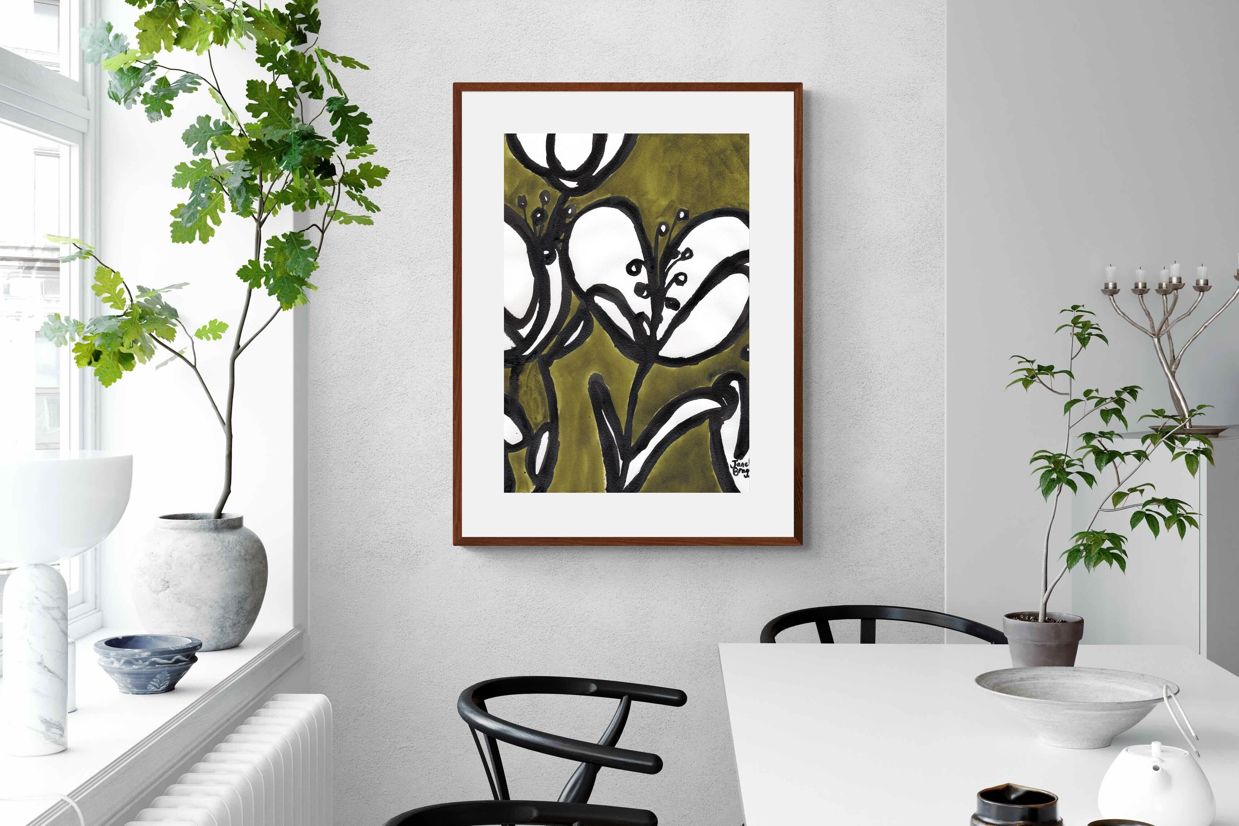 Pixalot Tulips In Moss Green