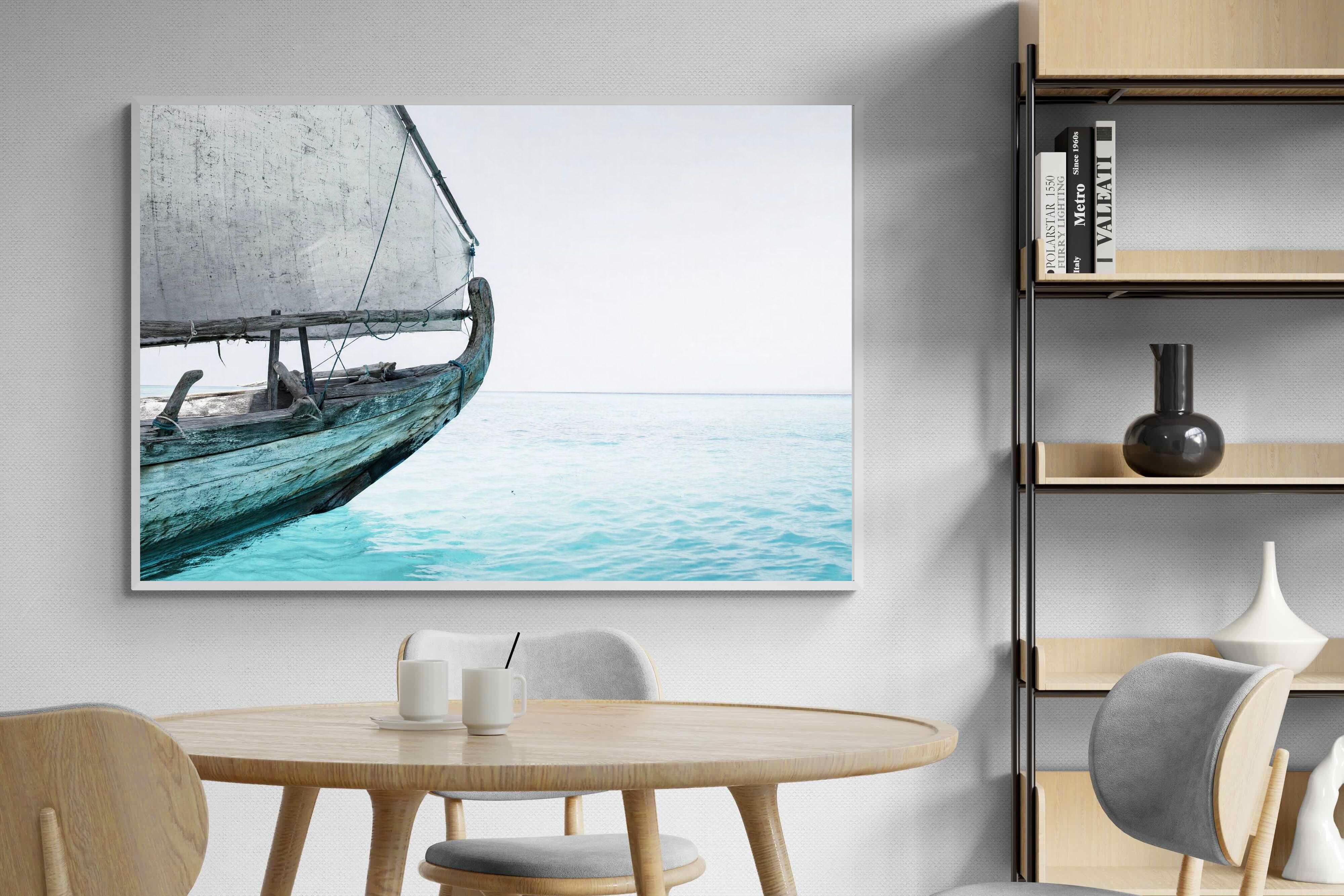 Turquoise Dhow Wall Art | Canvas & Framed Prints – Pixalot