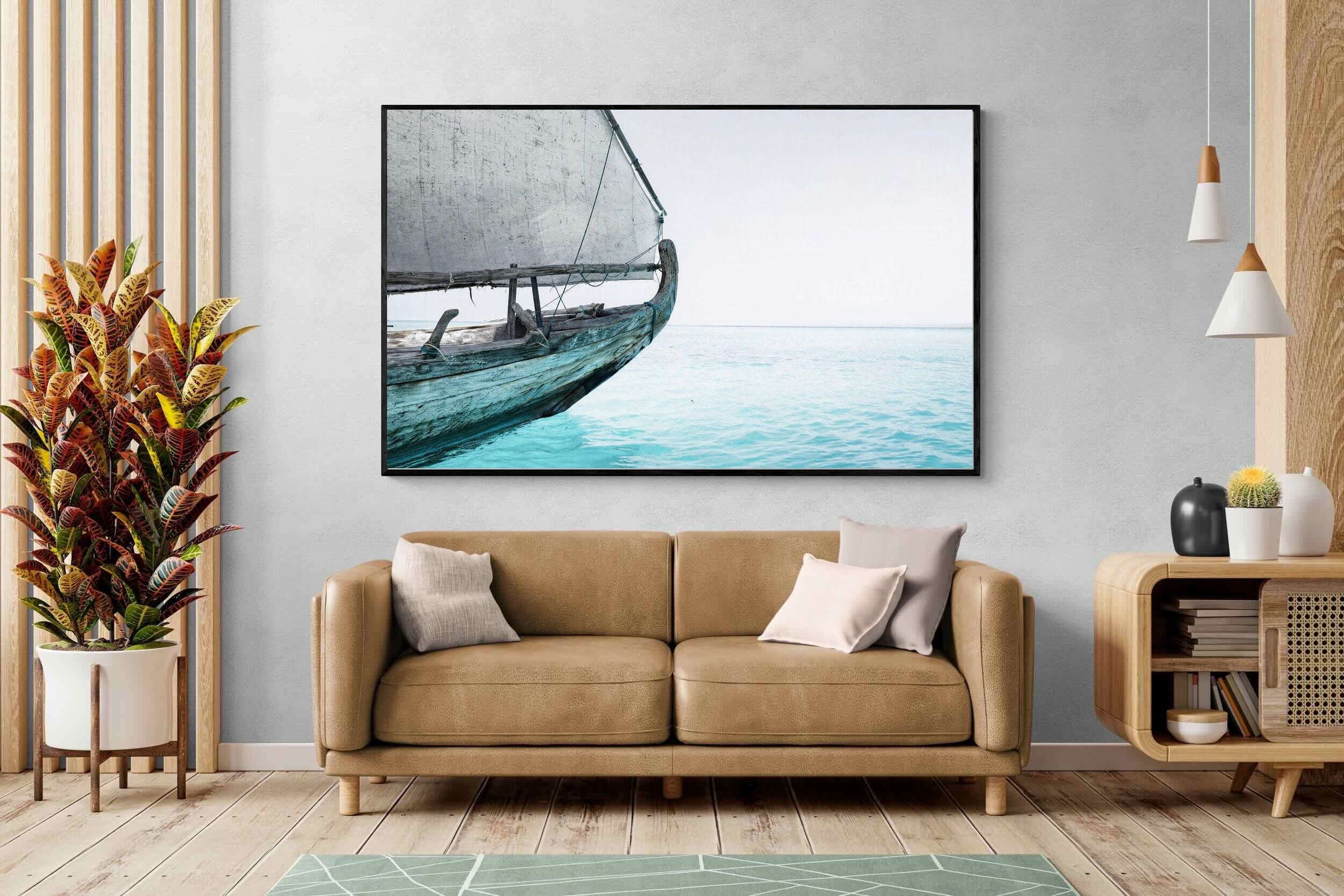 Turquoise Dhow Wall Art | Canvas & Framed Prints – Pixalot