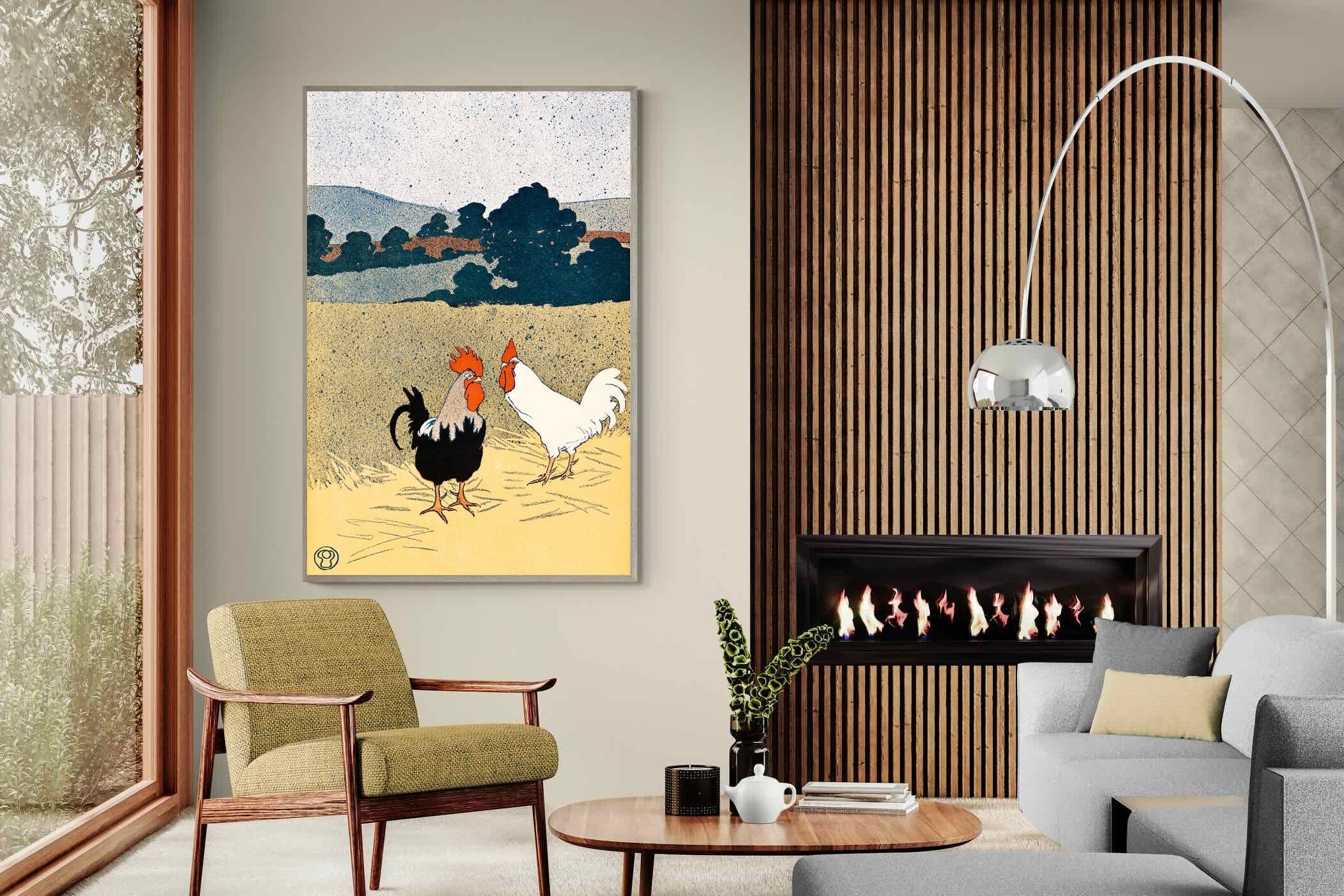 Pixalot Two Roosters