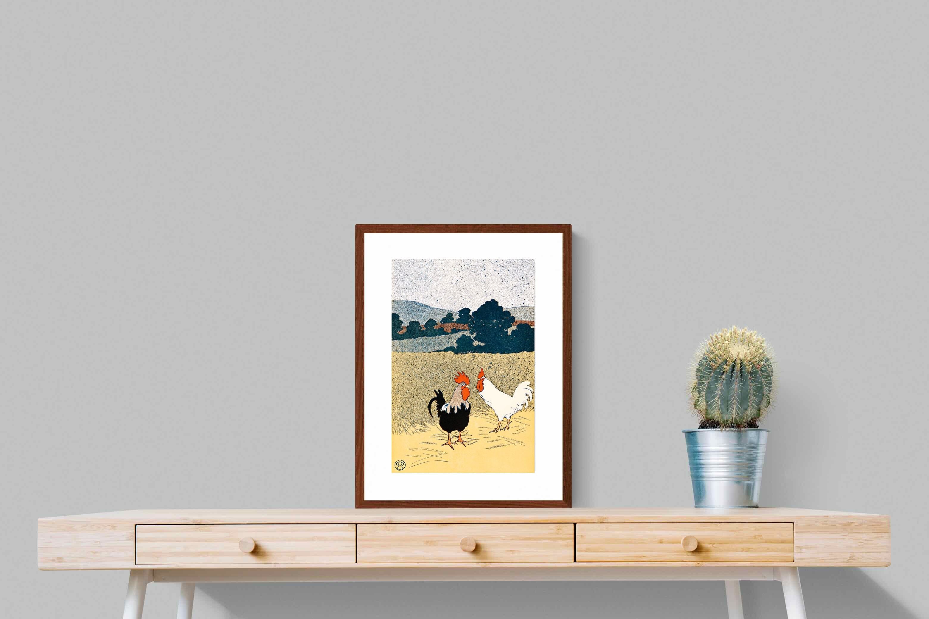 Pixalot ® Two Roosters