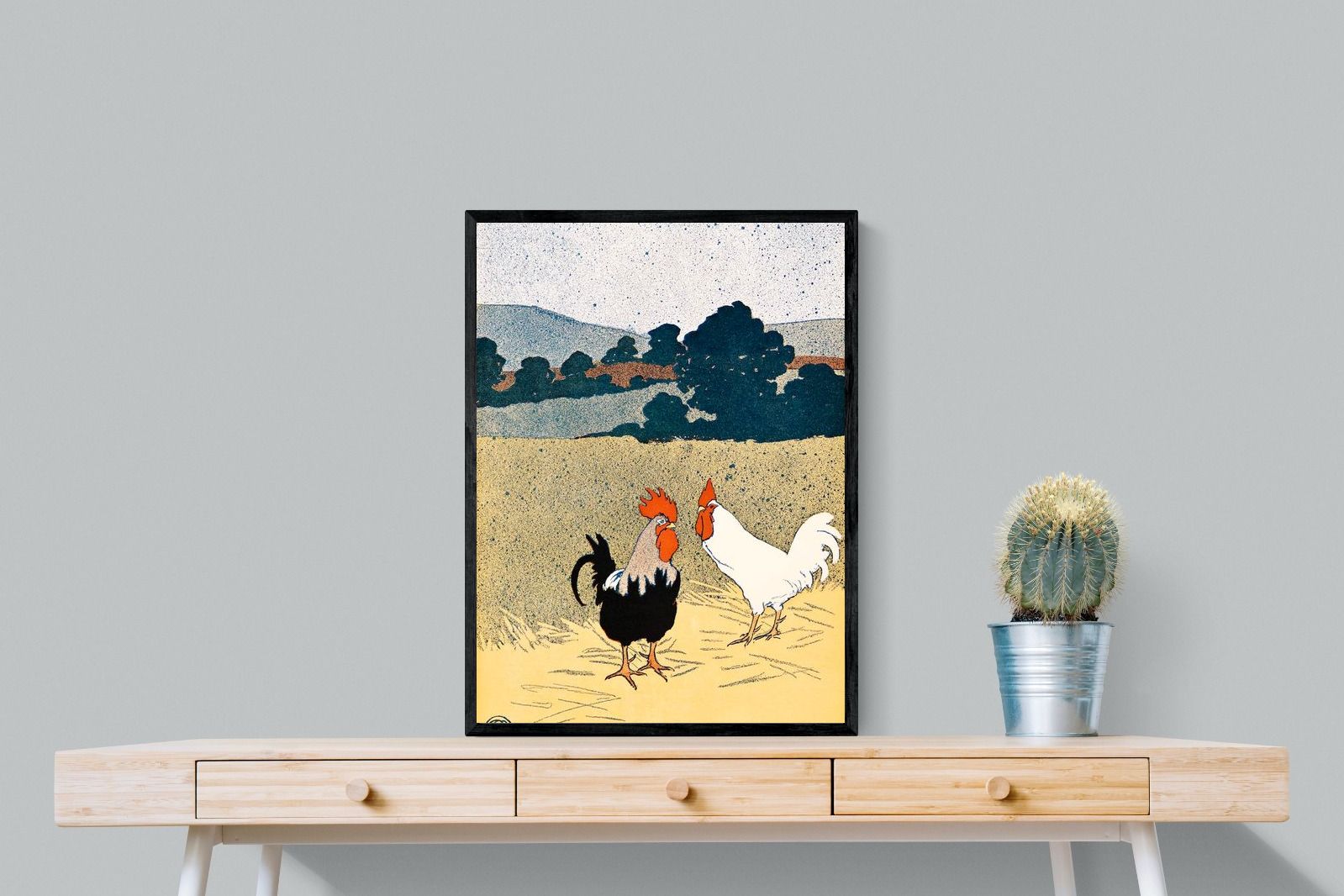 Pixalot Two Roosters